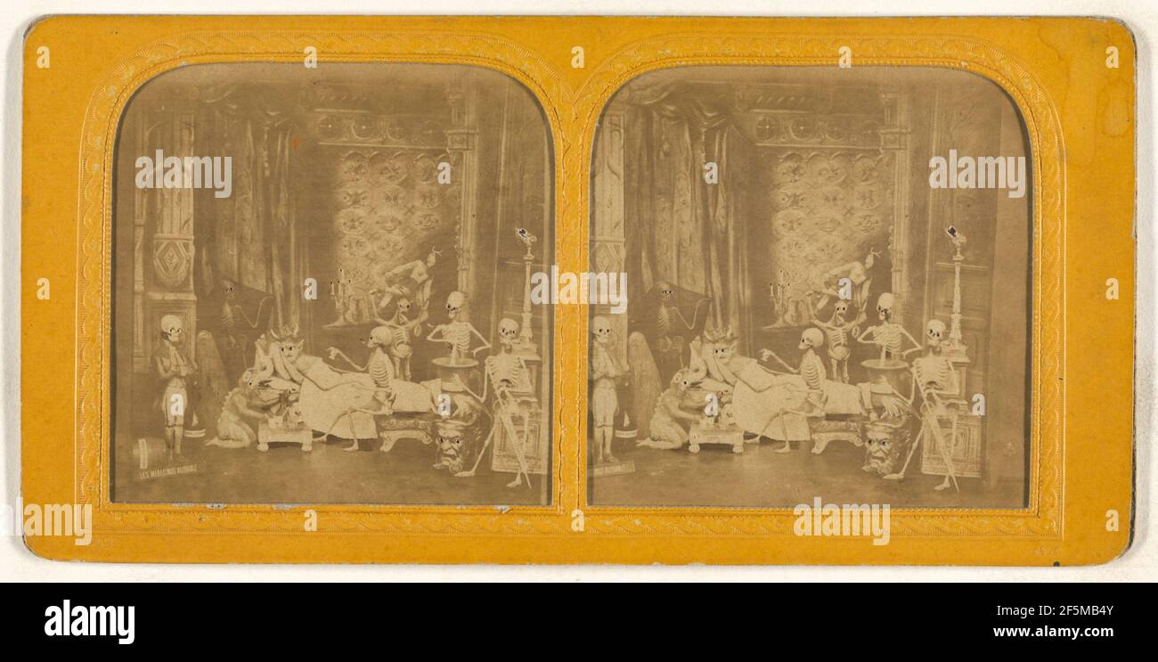 Les Medecines du Diable. Charles Dauvois (French, active 1860s) Stock Photo