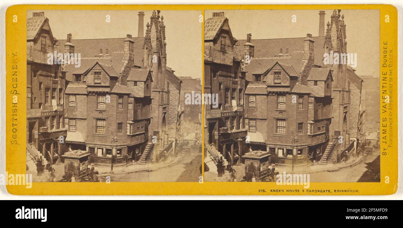 1979年冬エディンバラ・Canon Gate写真1979年1月11日 Canongate edinburgh hi-res stock photography and images - Alamy