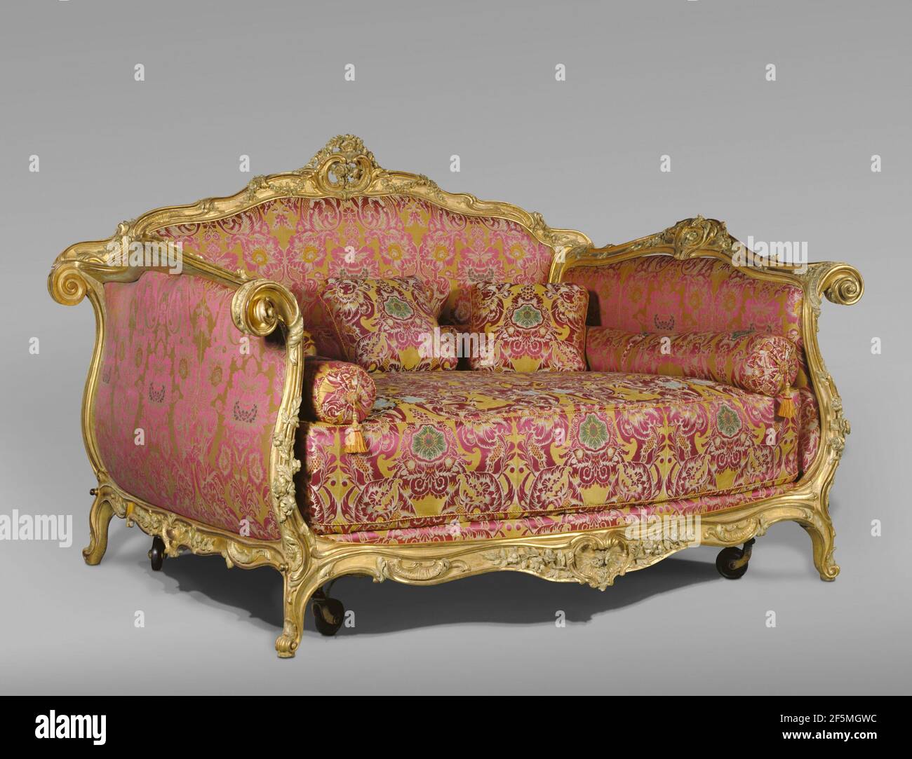 Bed (Lit à la turque). Attributed to Jean-Baptiste Tilliard (French, 1686 -  1766 Stock Photo - Alamy