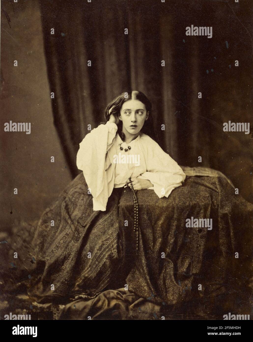 Mariana. Henry Peach Robinson (British, 1830 - 1901) Stock Photo