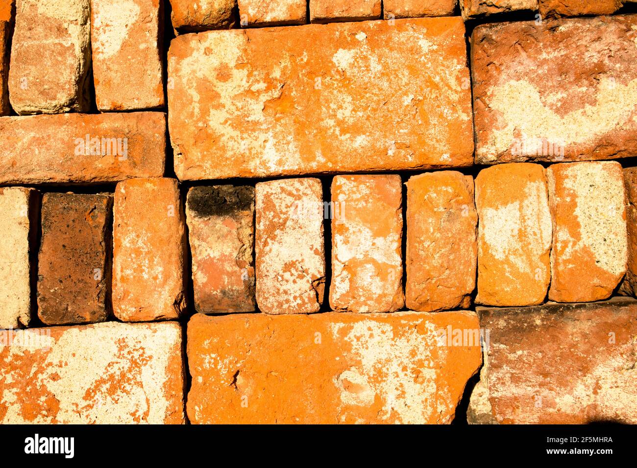 brick laid on edge Stock Photo