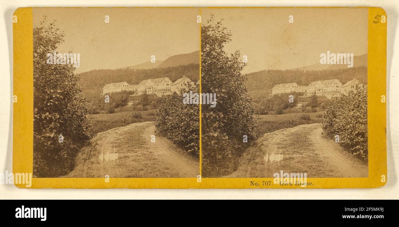 Glen House.. Benjamin West Kilburn (American, 1827 1909 Stock Photo