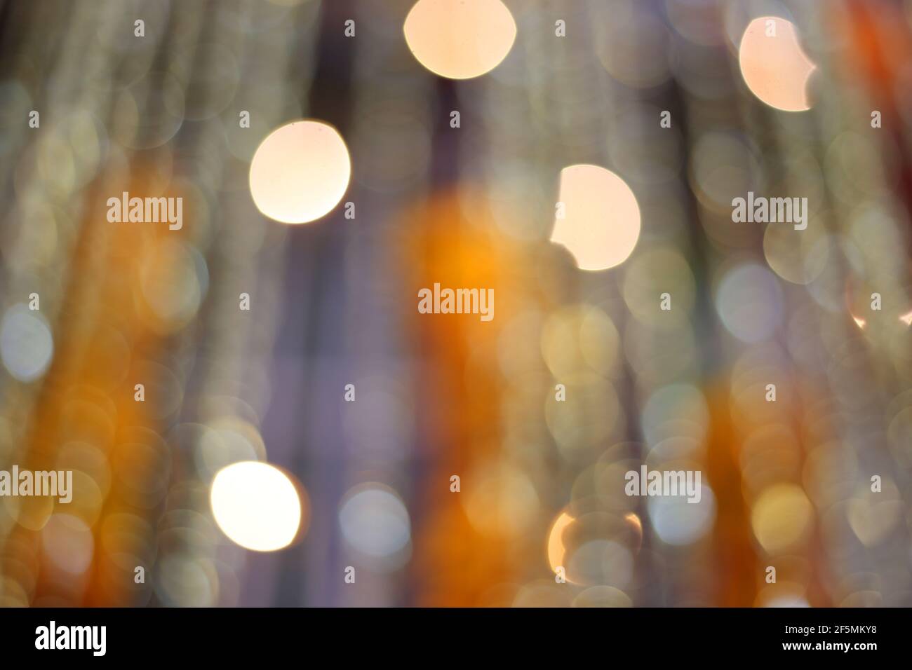Illuminated defocused background Stock Photo