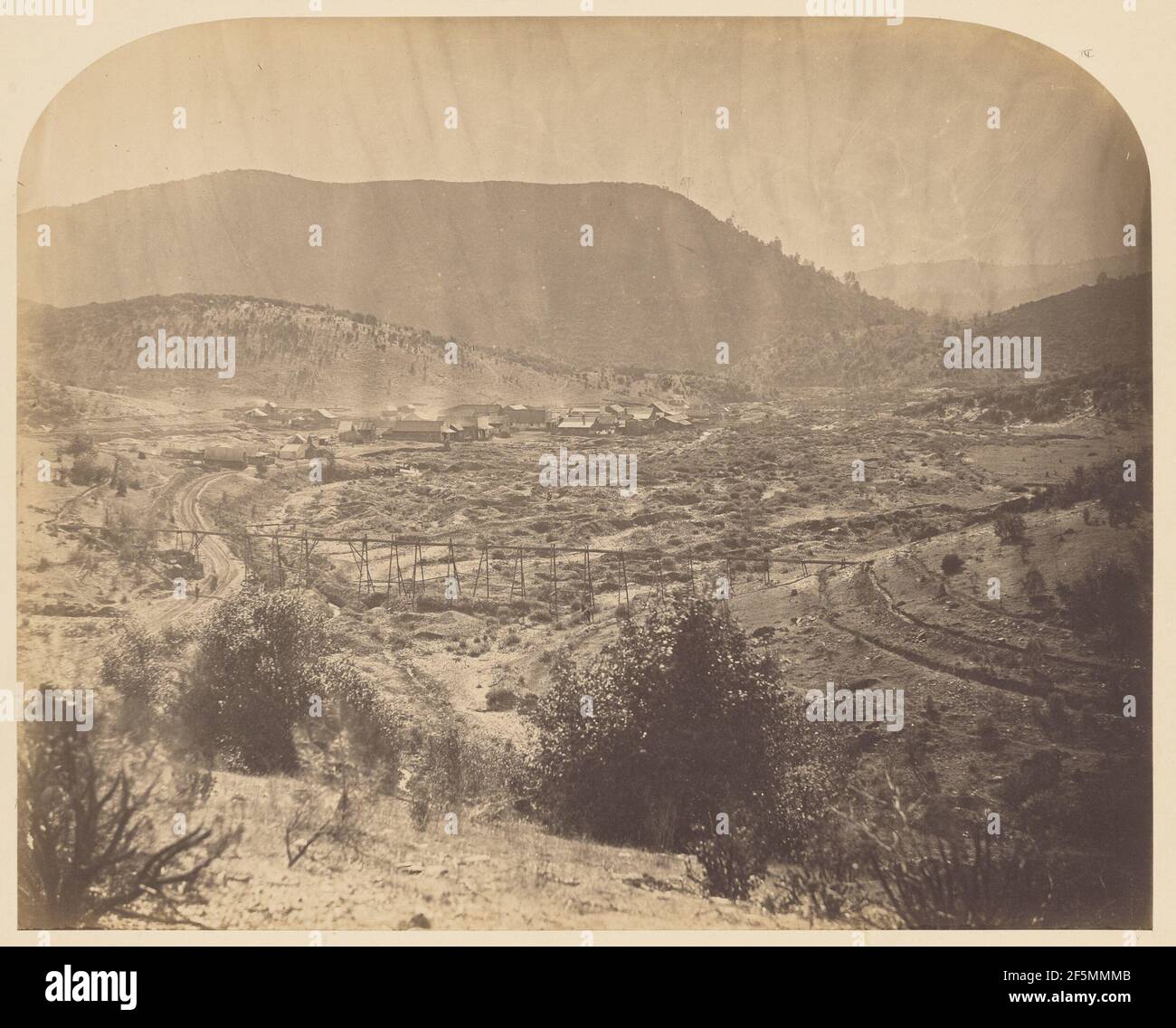 Lower Agua Fria. Carleton Watkins (American, 1829 - 1916) Stock Photo