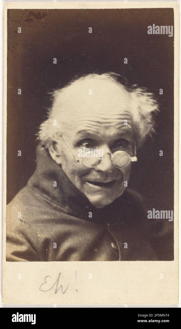 Eh!. Oscar Gustave Rejlander (British, born Sweden, 1813 - 1875) Stock Photo