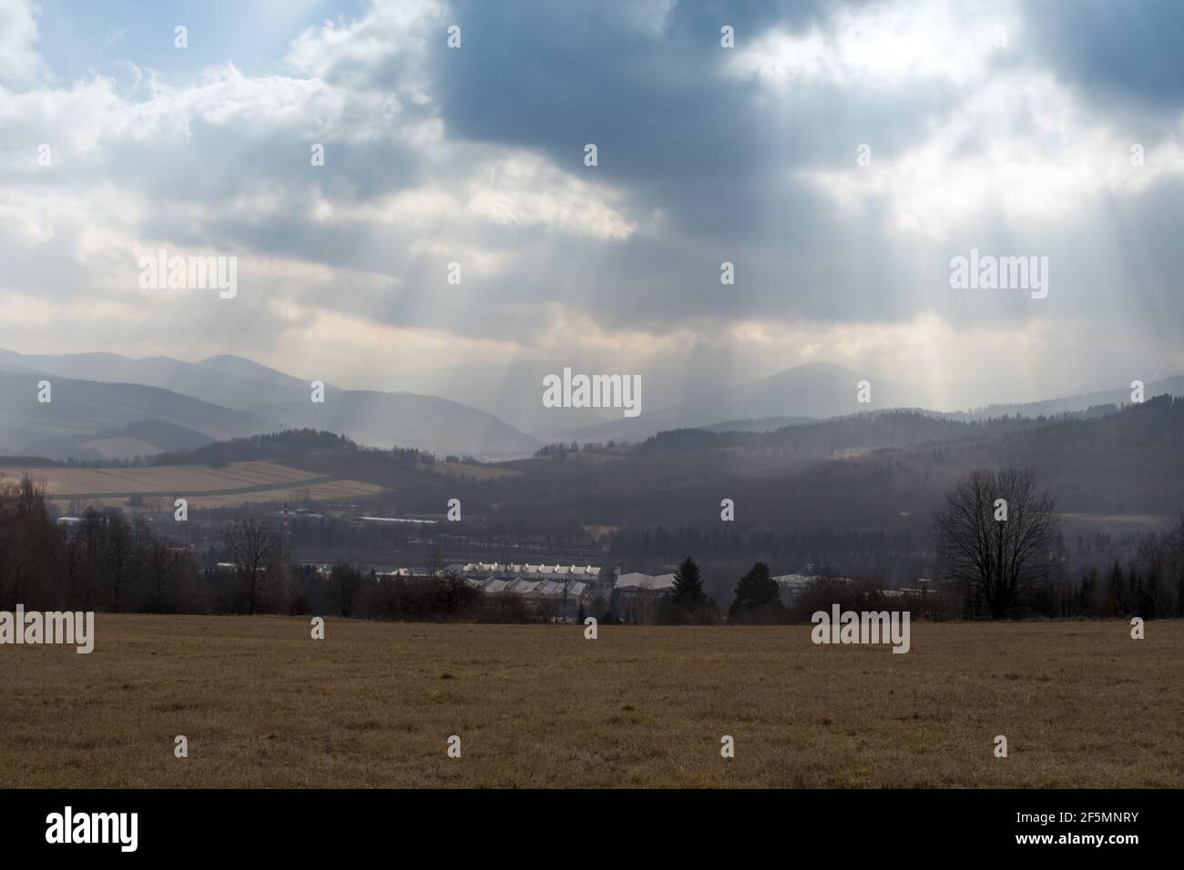 view of beautiful landscape Stock Photo
