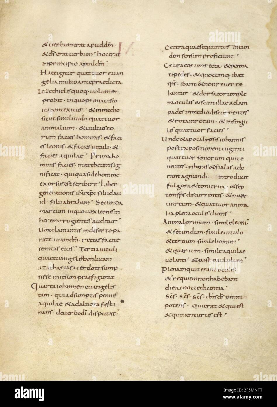 Manuscript page photographic record hi-res stock photography and images ...