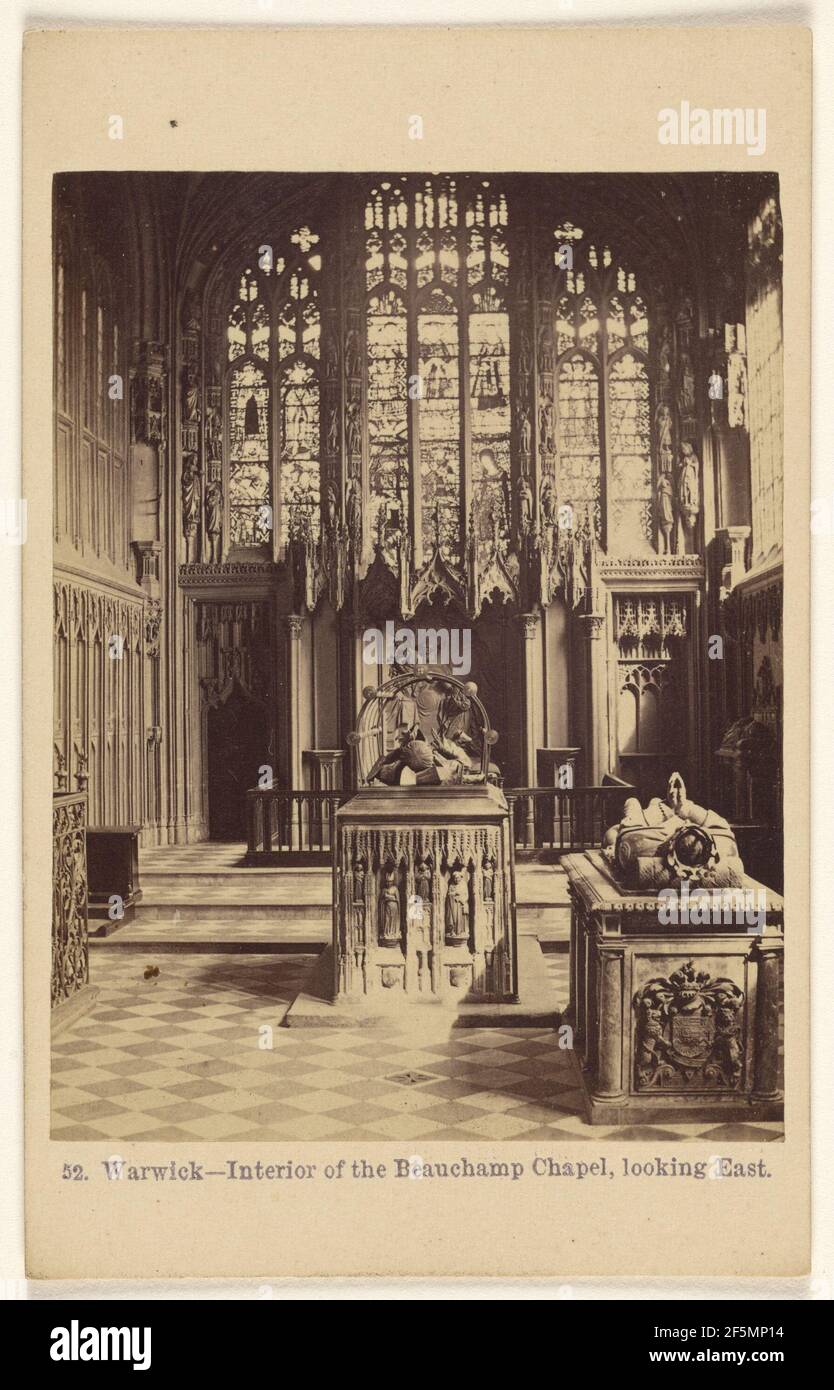 Warwick - Interior of the Beauchamp Chapel, looking East.. Francis ...
