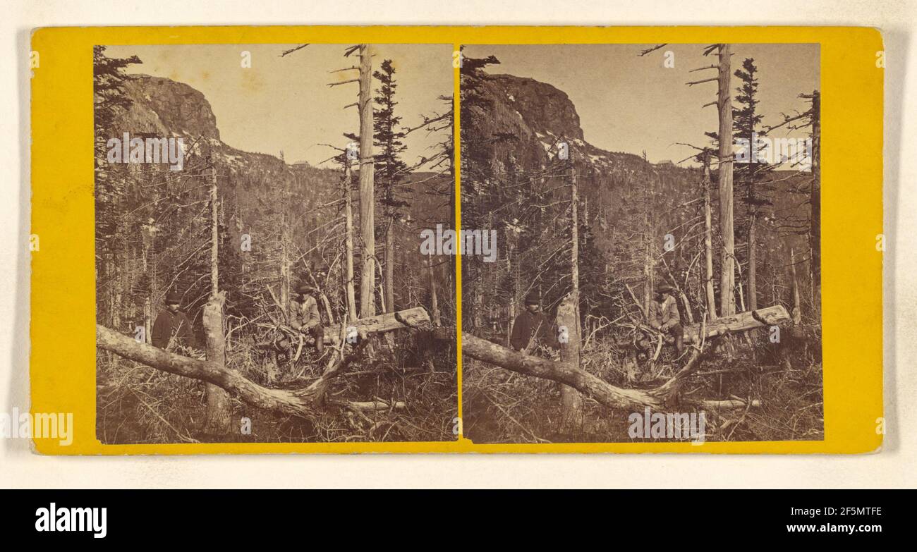 First View of Summit House from Bridle Path. Green Mountain. John B