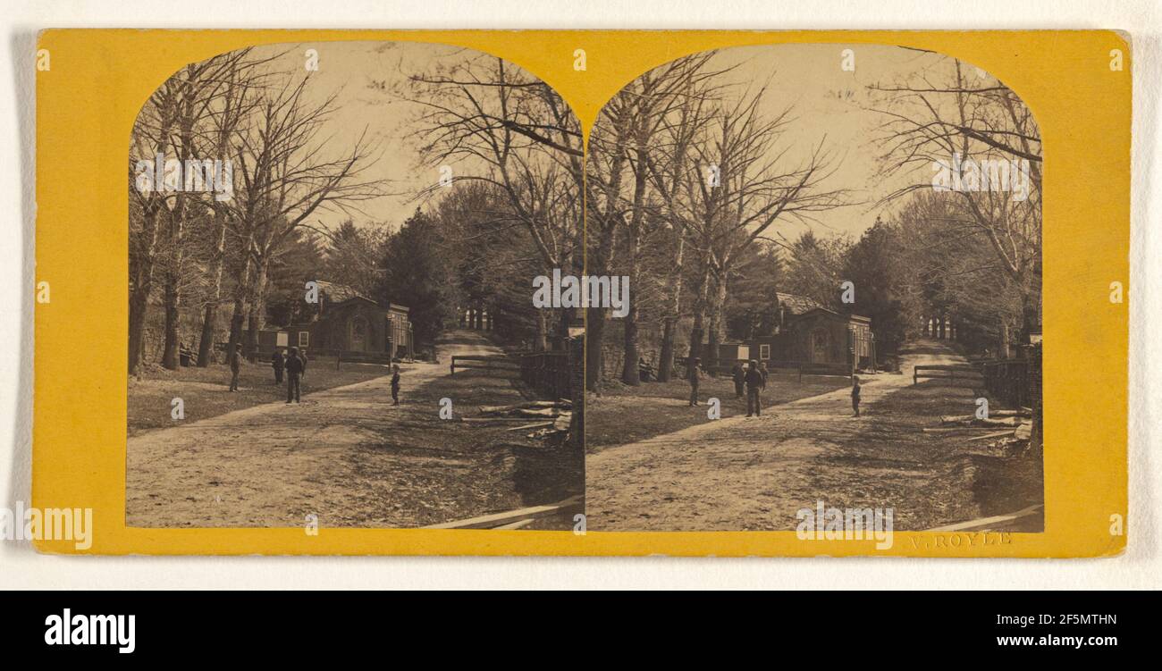 Entrance to Colt's Hill, Paterson, New Jersey. Vernon Royle (American ...