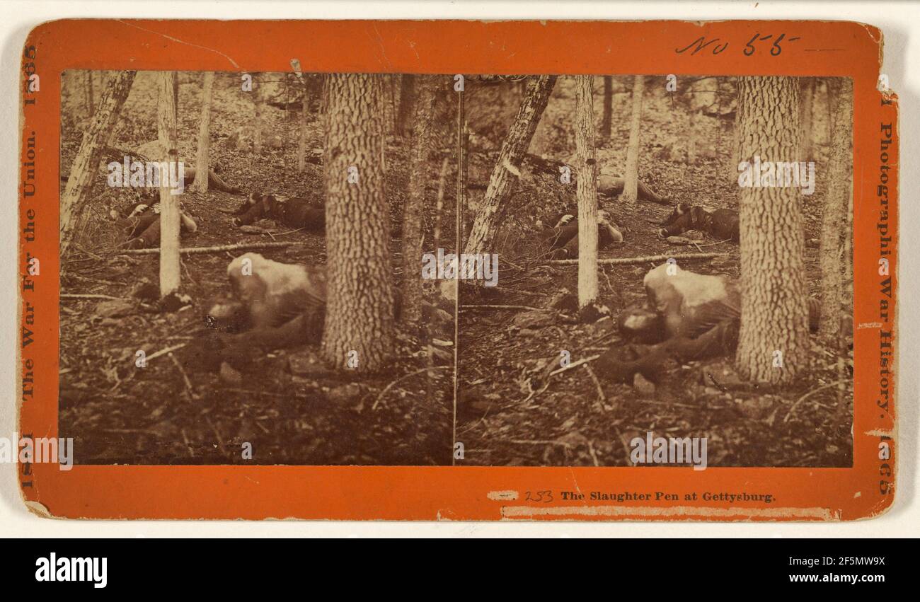The Slaughter Pen at Gettysburg Stock Photo Alamy