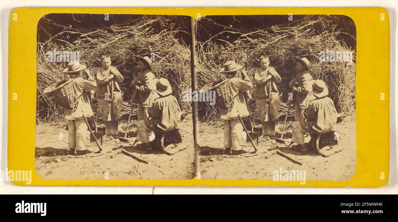 Four Young Men Digging High Resolution Stock Photography and Images - Alamy