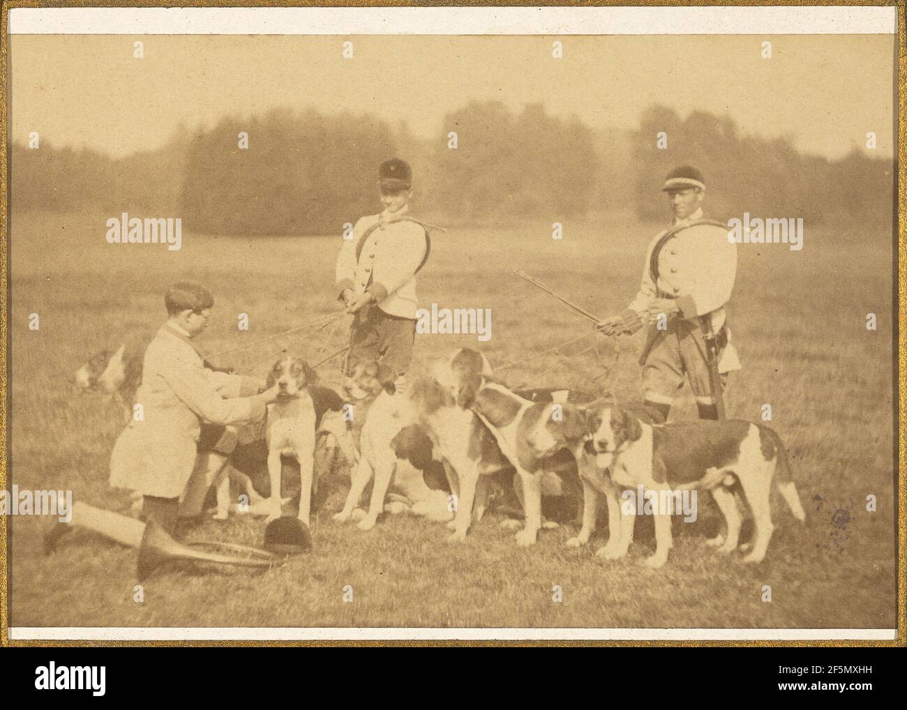 Carte Postale Ancienne - Compiègne (60) - Chasse à Courre - Équipage De Françport - Vers 1900