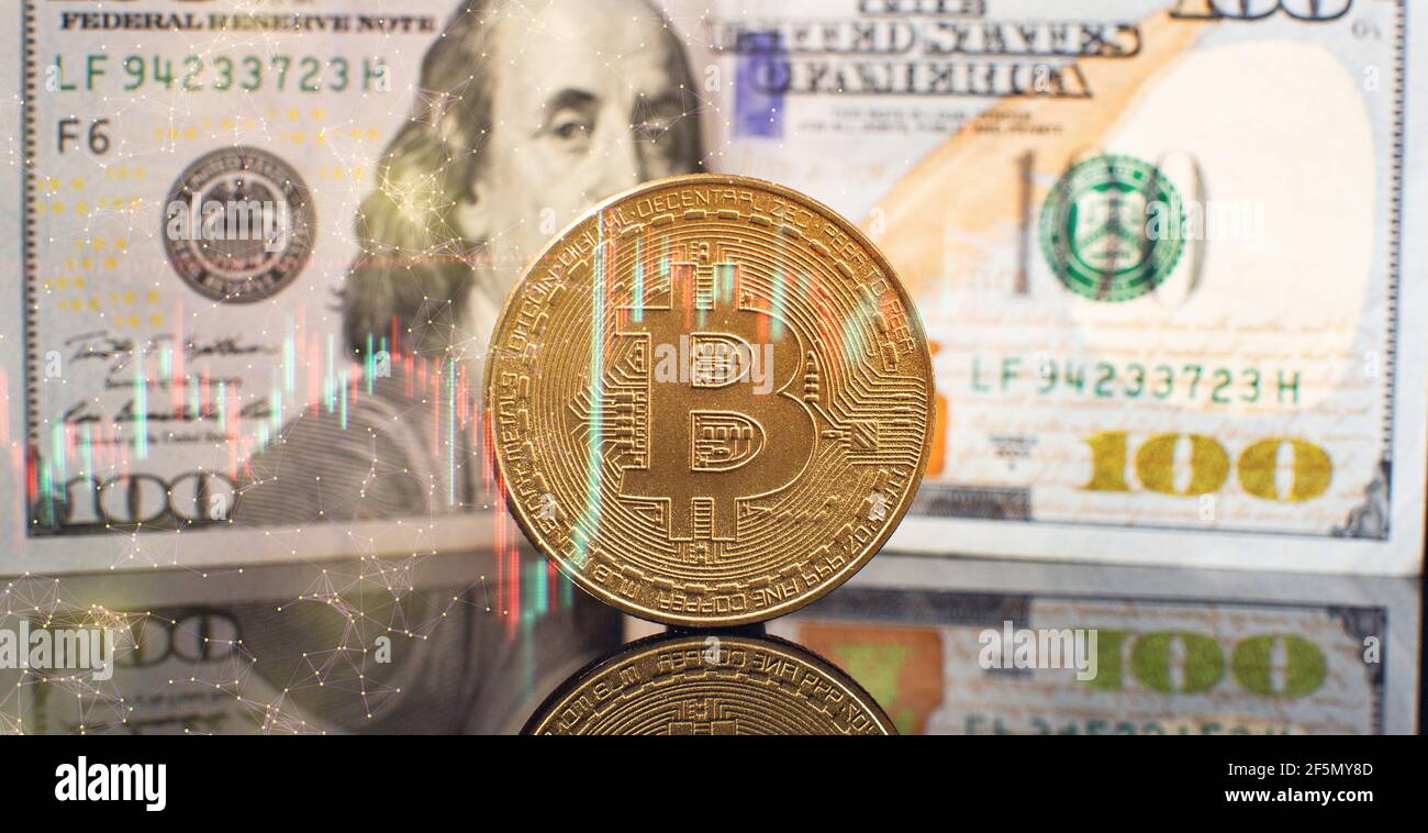 Financial growth concept with golden Bitcoins ladder , Bitcoin gold ...