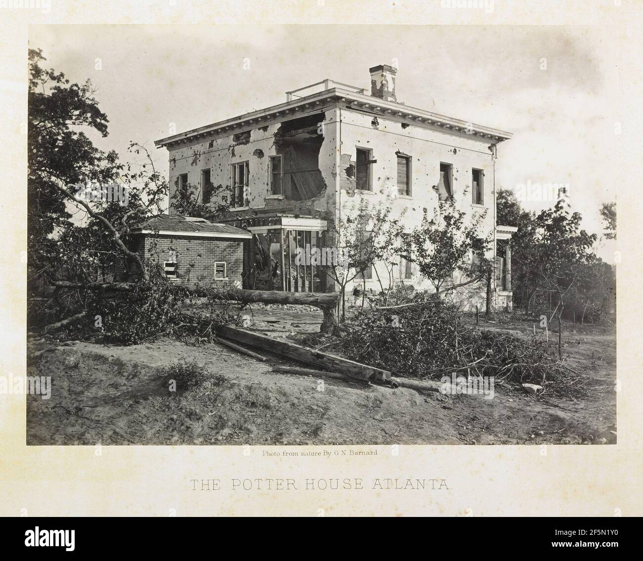 The Potter House, Atlanta. N. Barnard (American, 1819 1902