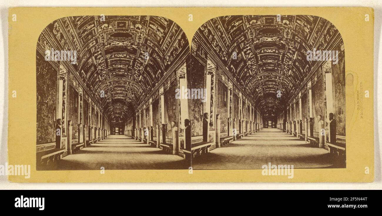Interior of Vatican, Rome. Deloss Barnum (American, 1825 - 1873 Stock ...