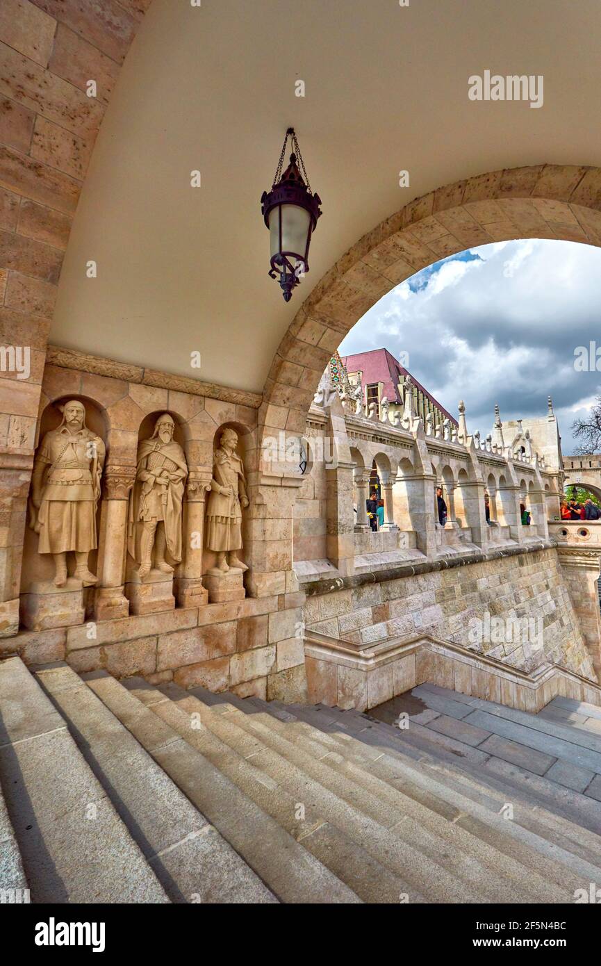 View in Buda castle. Budapest, Hungary Stock Photo - Alamy