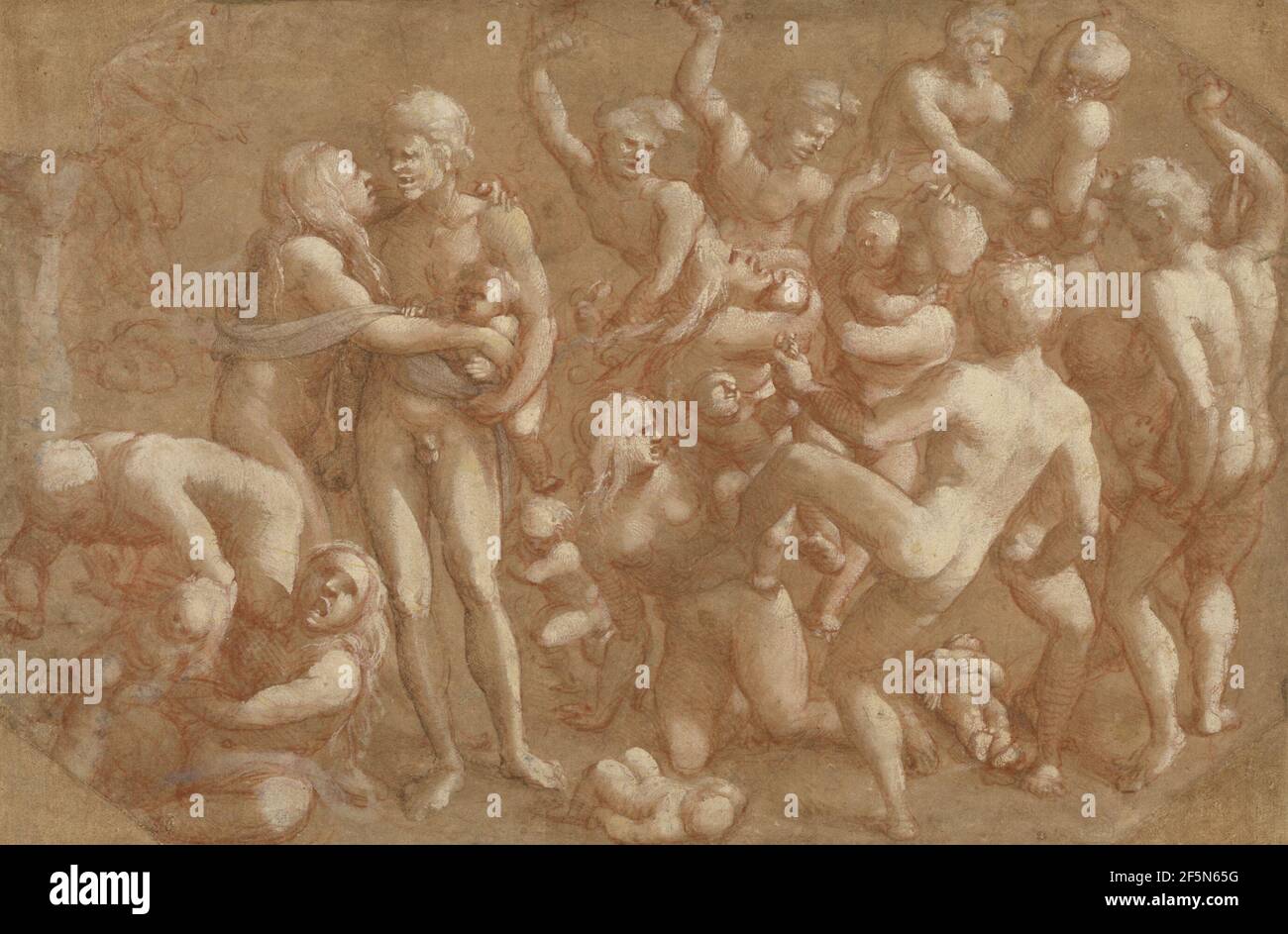 Massacre of the Innocents. Amico Aspertini (Italian, 1474/1475 - 1552) Stock Photo