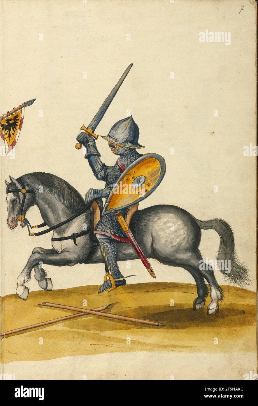 Mounted soldier in armor hi-res stock photography and images - Alamy
