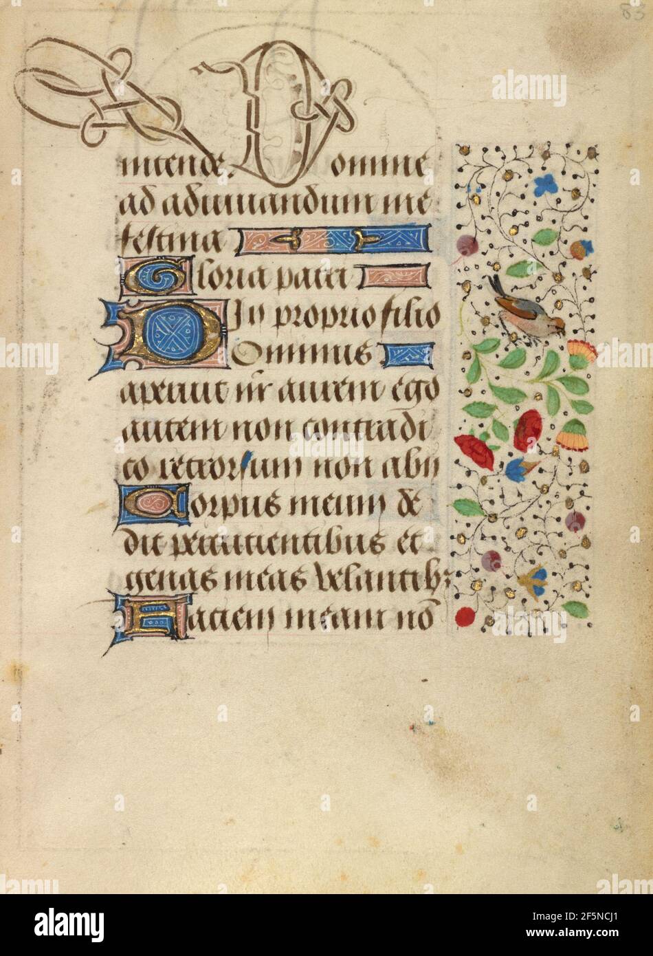 Decorated Text Page. Nicolas Spierinc (Flemish, active 1455 - 1499 ...
