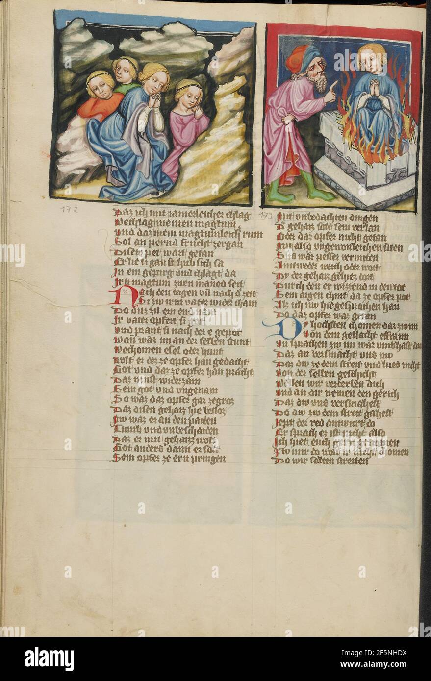 Yefta Jephtha's Daughter and Her Maidens in the Mountains; Jephtha ...