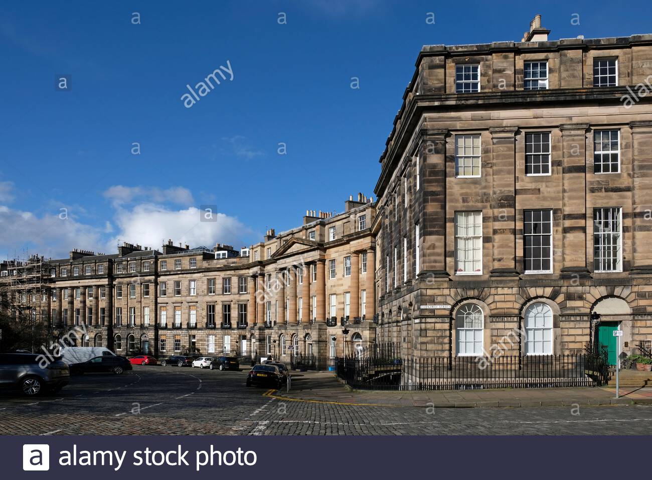 Moray Place and Darnaway Street, Edinburgh New Town Streets, upmarket