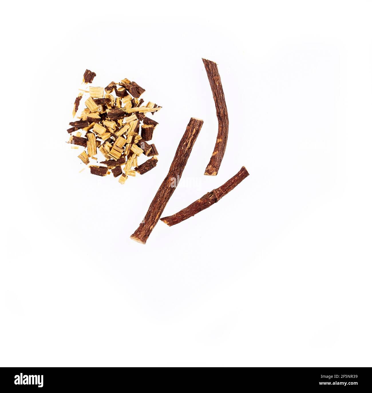 Glycyrrhiza glabra Licorice roots on white background Stock Photo Alamy