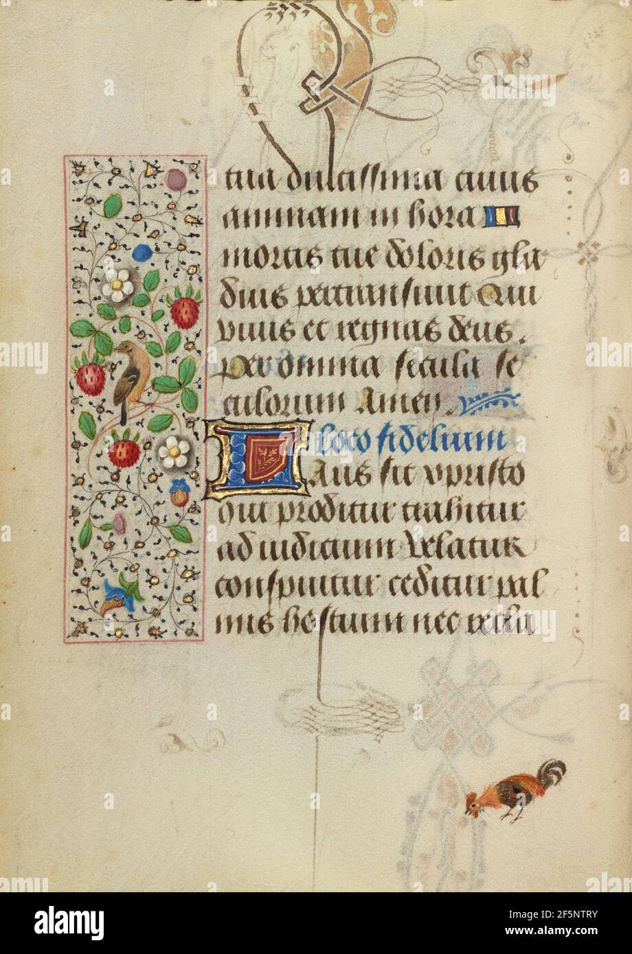 Decorated Text Page. Nicolas Spierinc (Flemish, active 1455 - 1499 ...