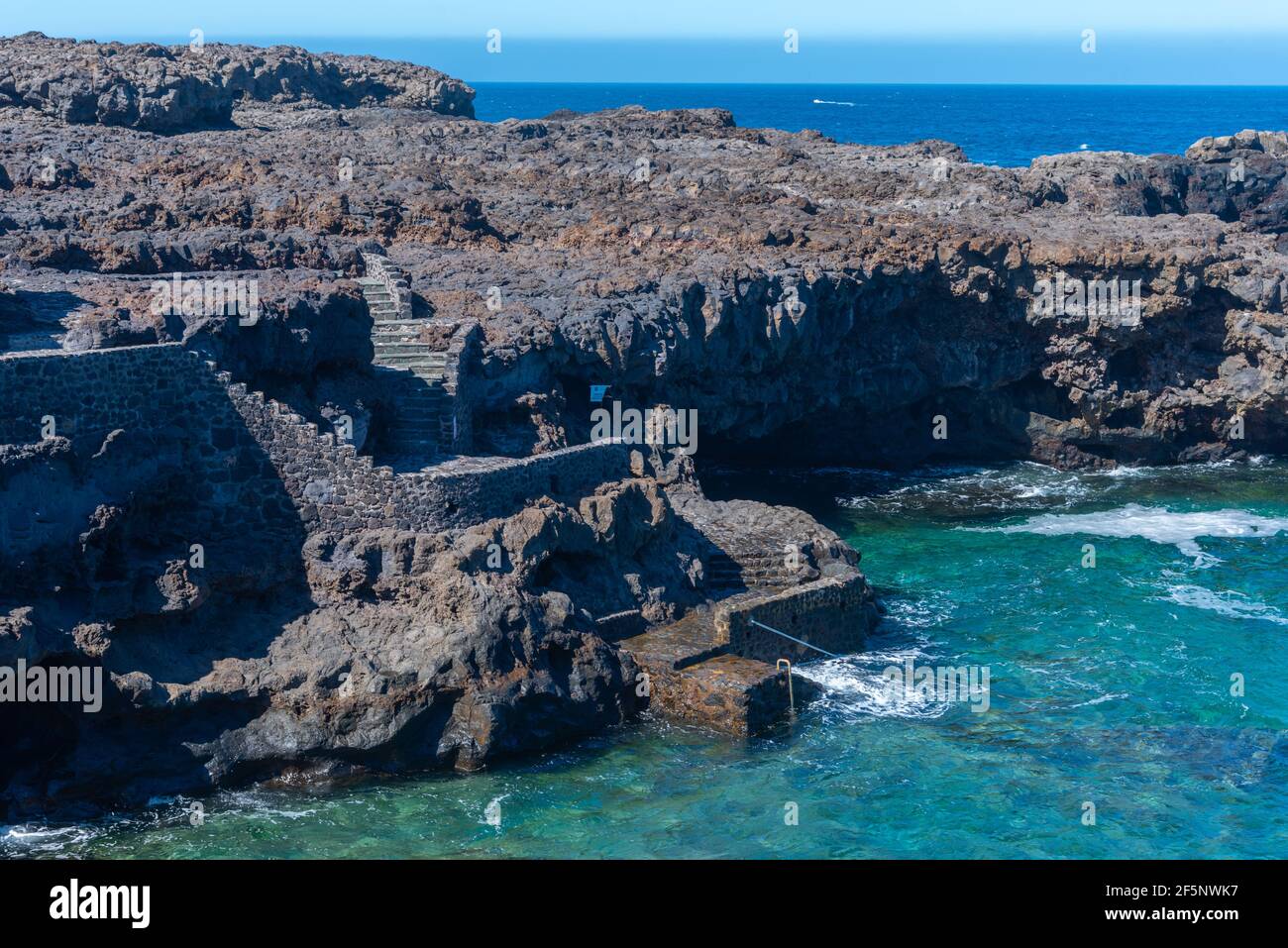 Charco Manso at El Hierro island at Canary islands, Spain Stock Photo -  Alamy