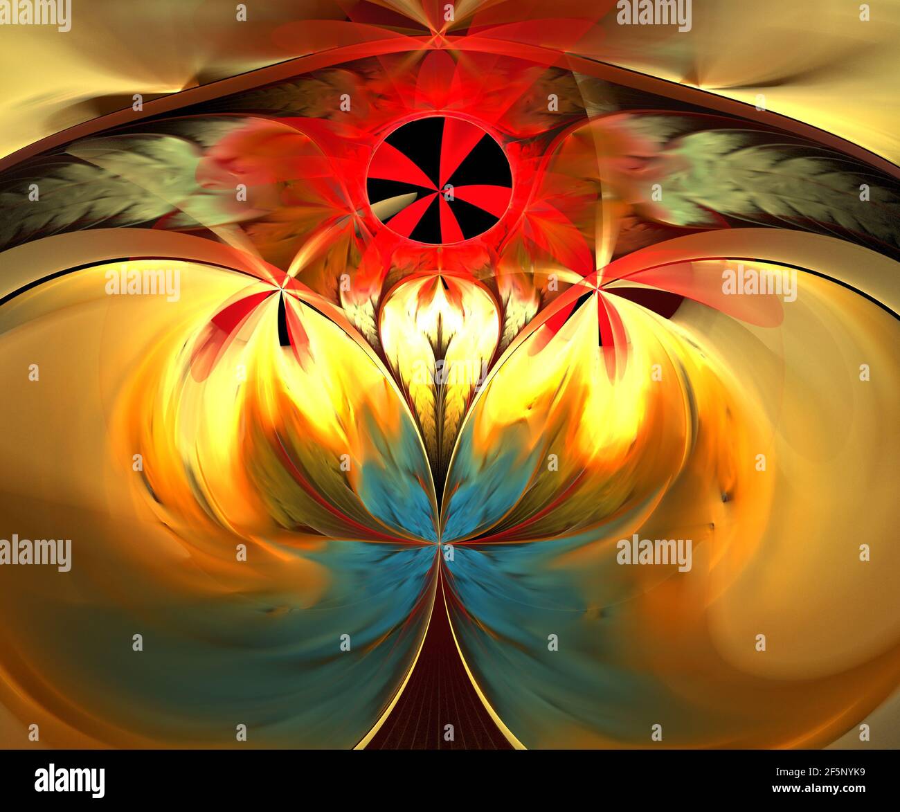 Computer generated fractal artwork for creative art,design and ...