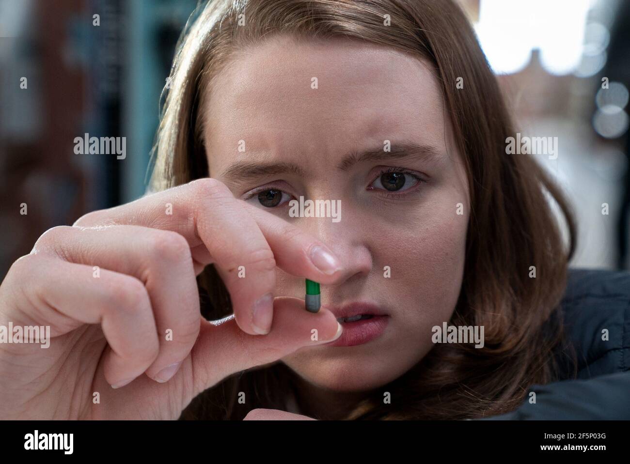 KIERA ALLEN in RUN (2020), directed by ANEESH CHAGANTY. Copyright: Editorial use only. No merchandising or book covers. This is a publicly distributed handout. Access rights only, no license of copyright provided. Only to be reproduced in conjunction with promotion of this film. Credit: LIONSGATE / Album Stock Photo