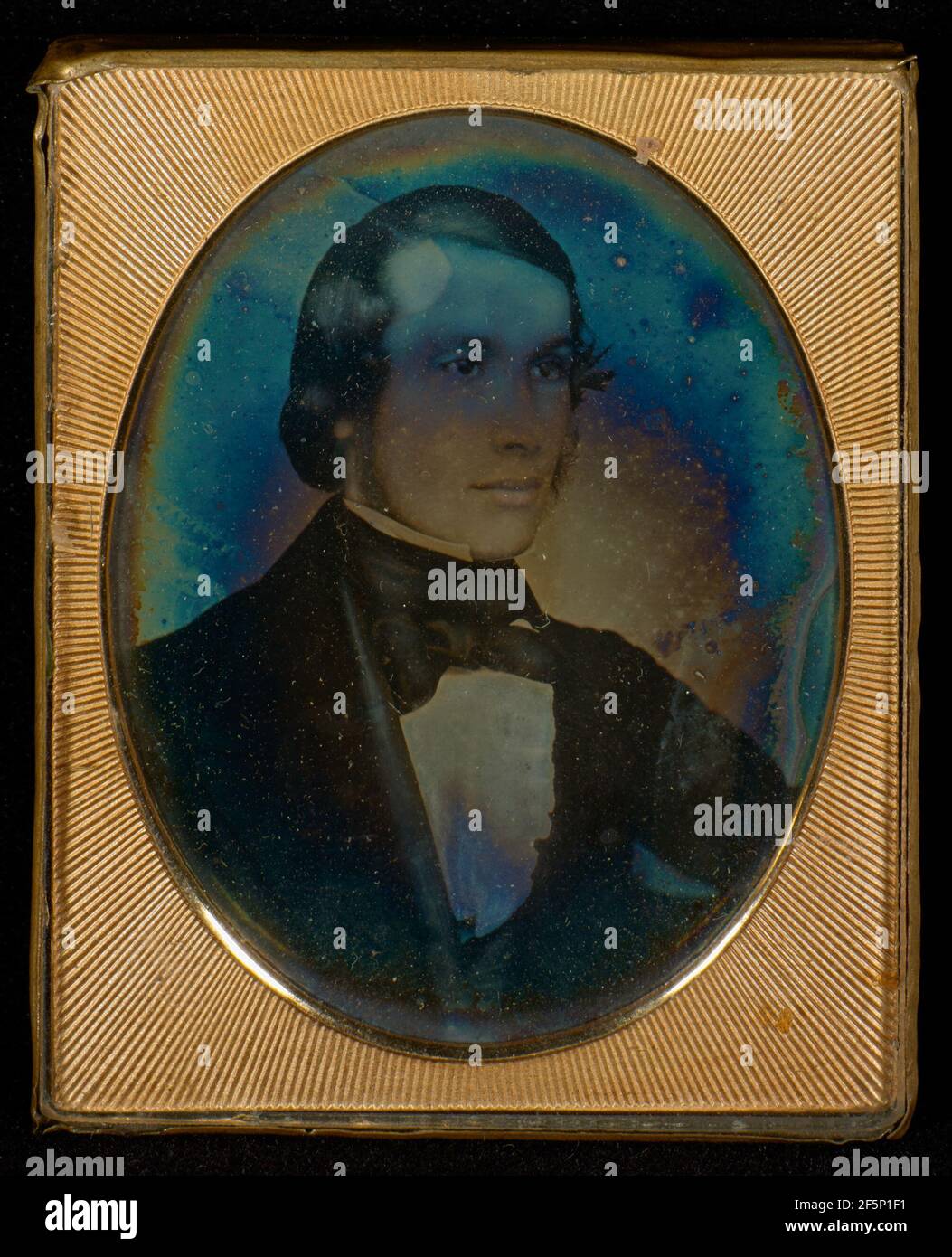 Portrait of a man. Attributed to Richard Beard (English 1801 - 1885) Stock Photo