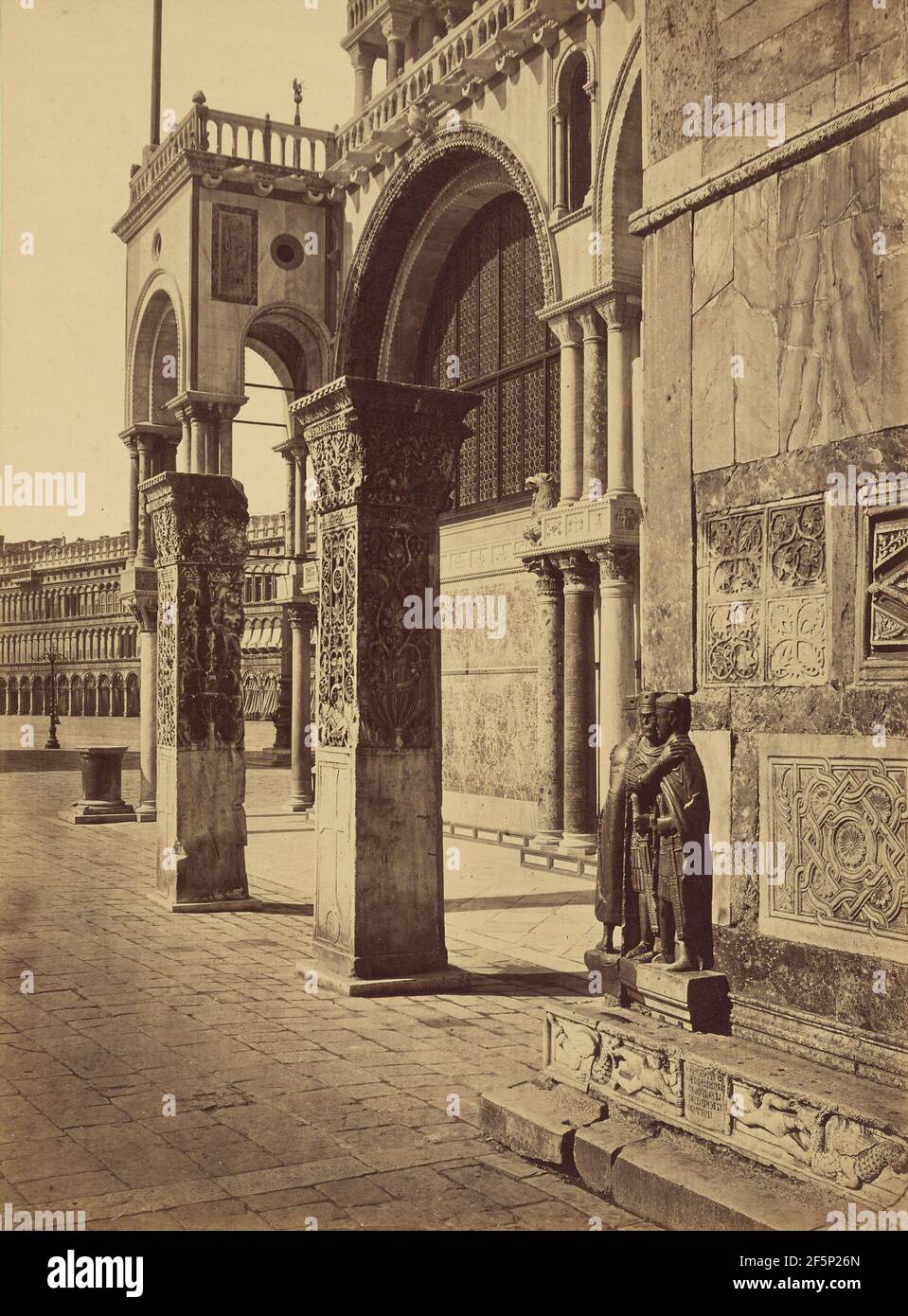 The Two Pillars, from St. John d'Acri. Unknown maker, Italian Stock Photo