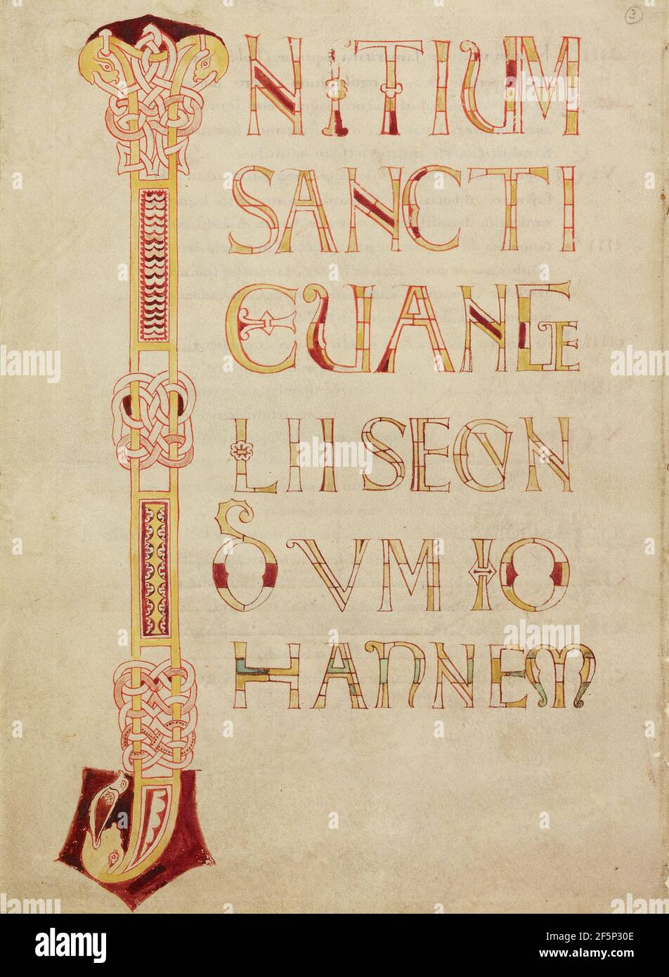 Illuminated incipit page hi-res stock photography and images - Alamy