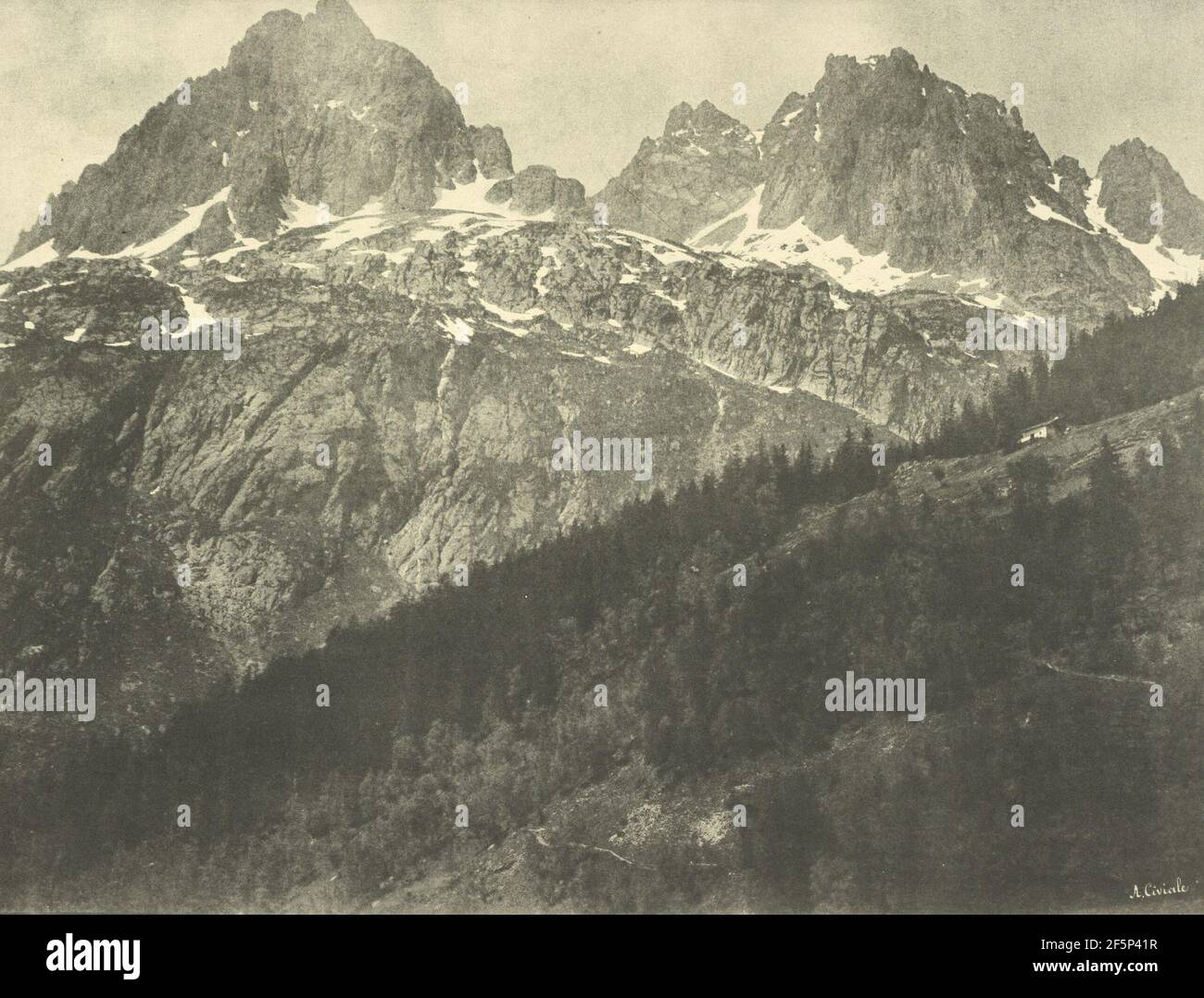 Les Aiguilles Rouges Stock Photo - Alamy