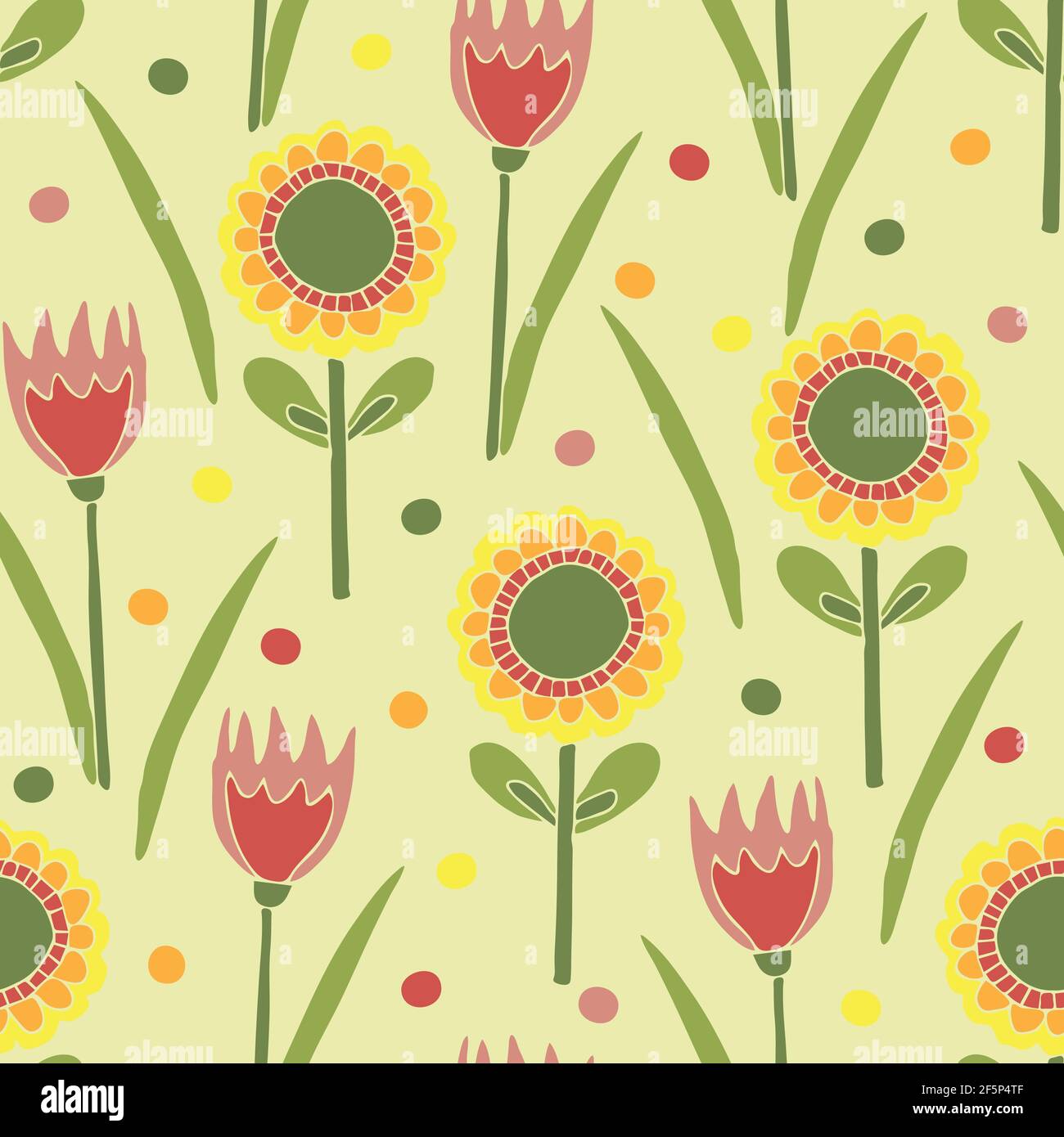 Download Vibrant Summer Blooms in a Field Wallpaper | Wallpapers.com