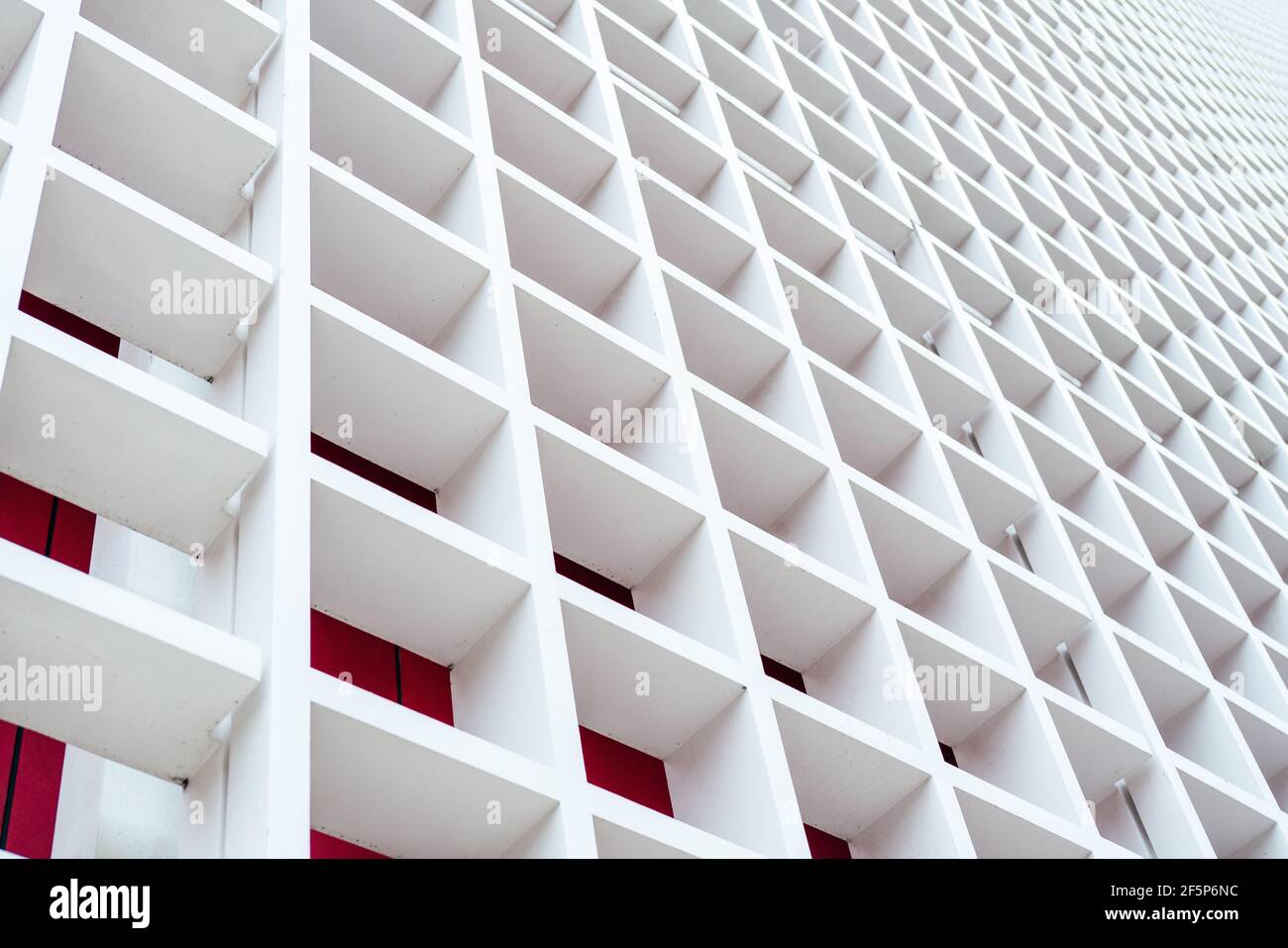 white wood lattice building background Stock Photo Alamy