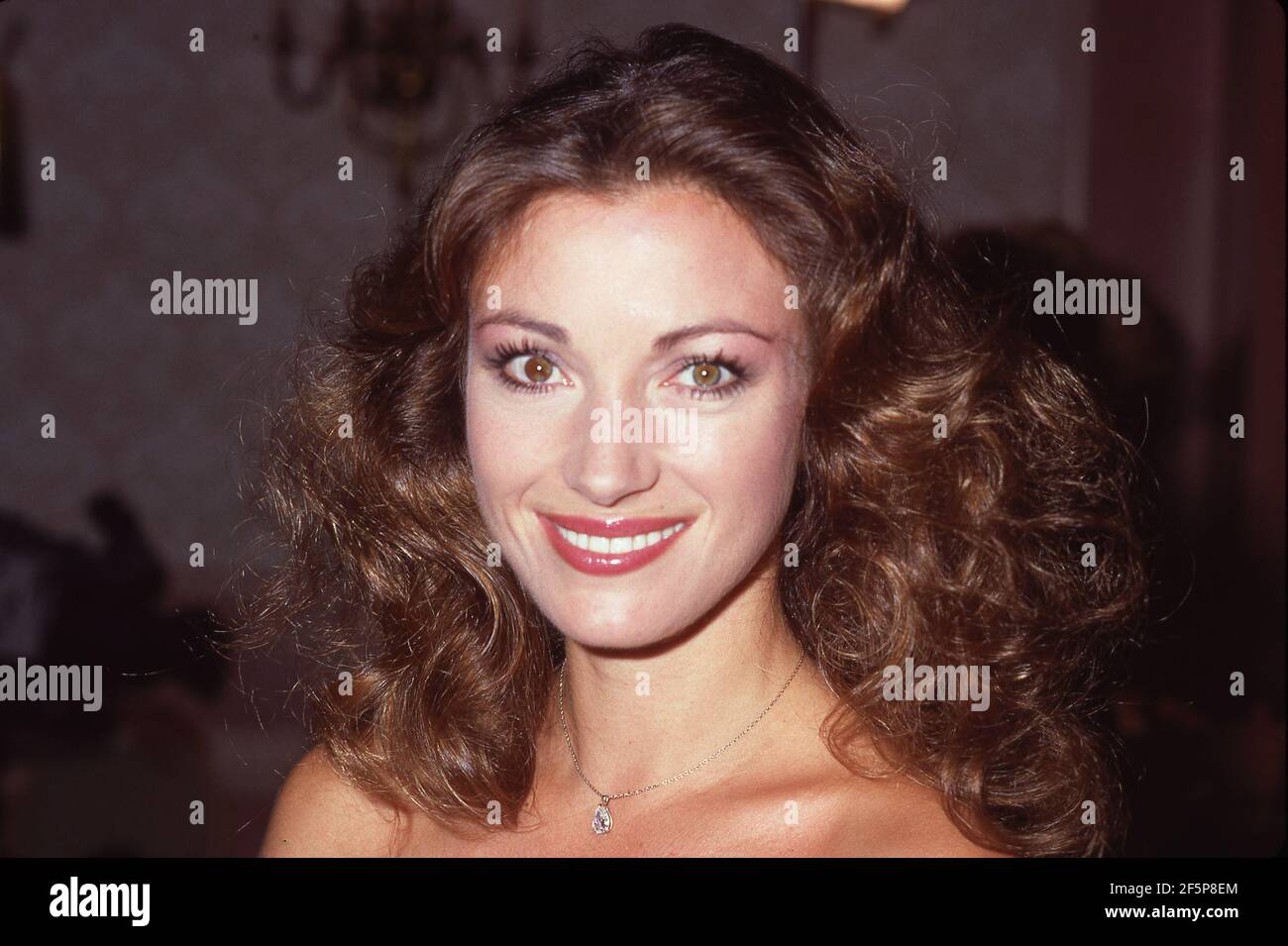 BEVERLY HILLS, CA - MARCH 8: Actress Jane Seymour attends Third Annual  Celebrity Mother-Daughter Fashion Show on March 8, 1984 at the Beverly  Hilton Hotel in Beverly Hills, California Credit: Ralph DominguezMediaPunch