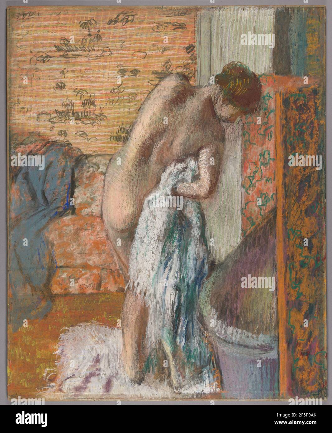 Après le bain - Edgar Degas Stock Photo - Alamy