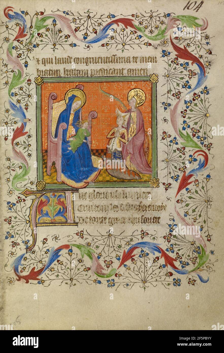 Saint Catherine Presenting a Kneeling Woman to the Virgin and Child ...