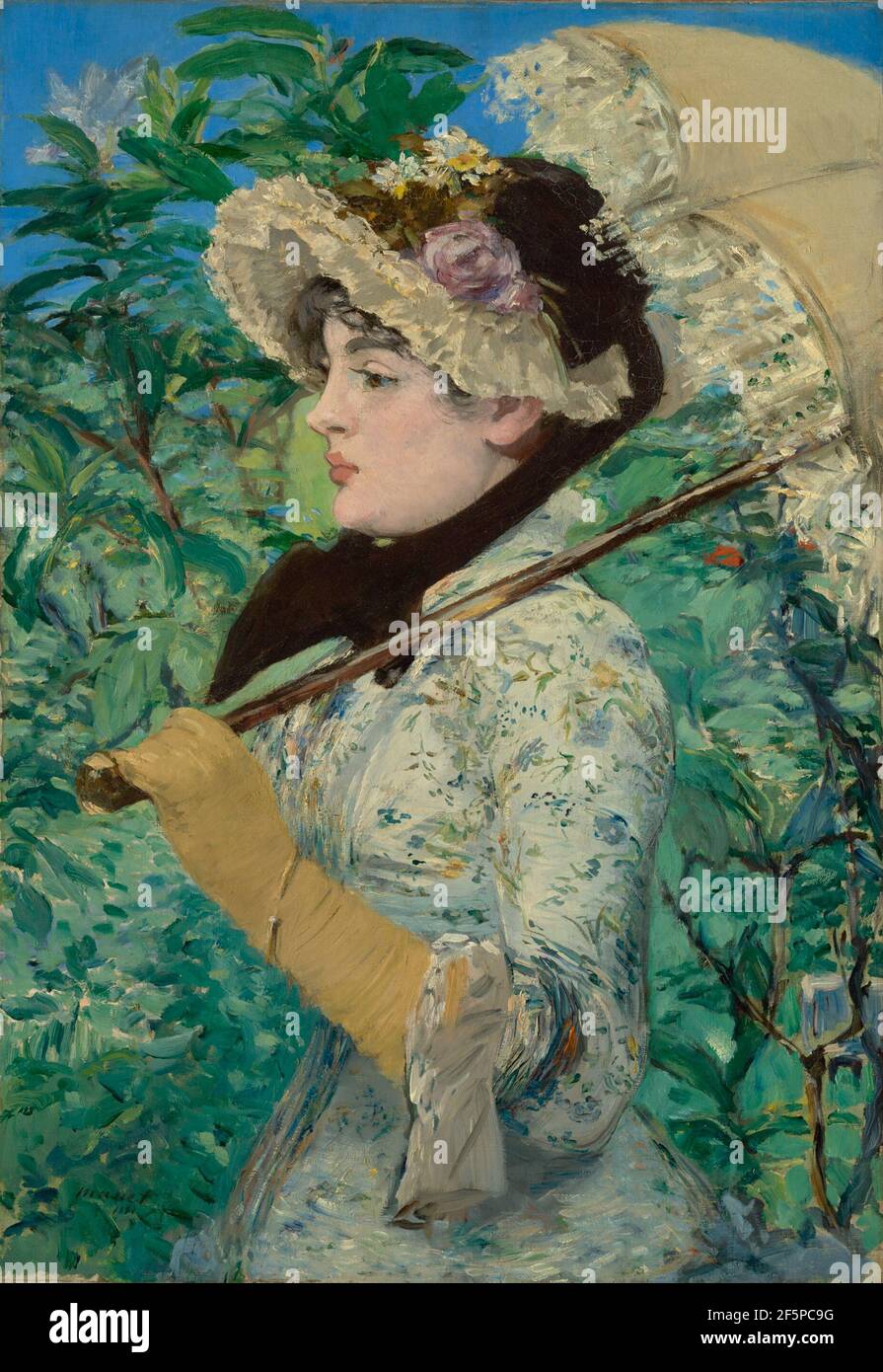Jeanne (Spring), Édouard Manet (French, 1832 - 1883), France