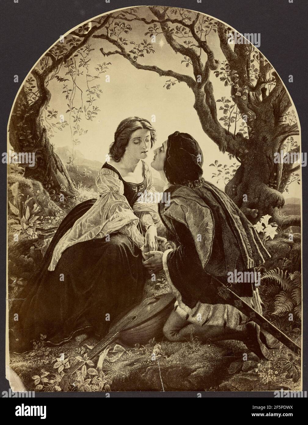Hesperus, the Evening Star, Sacred to Lovers, 1855 by Sir Joseph Noel Paton. Unknown Stock Photo