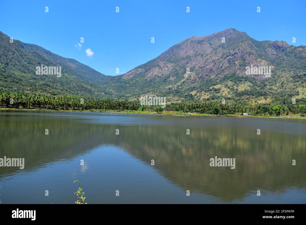 Scenic Combai Dam in Dindigul Stock Photo Alamy