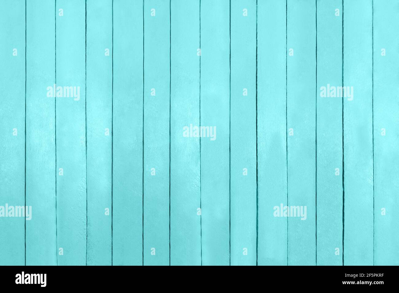 Aquamarine, turquoise, blue boards. Summer, sparing background. Pier, beach, marine. Copy space Stock Photo