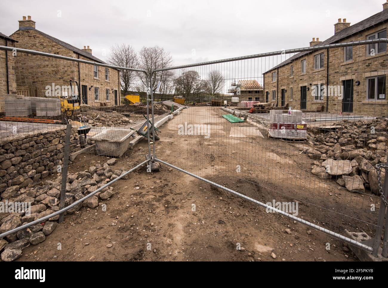 New housing Long Preston Stock Photo Alamy