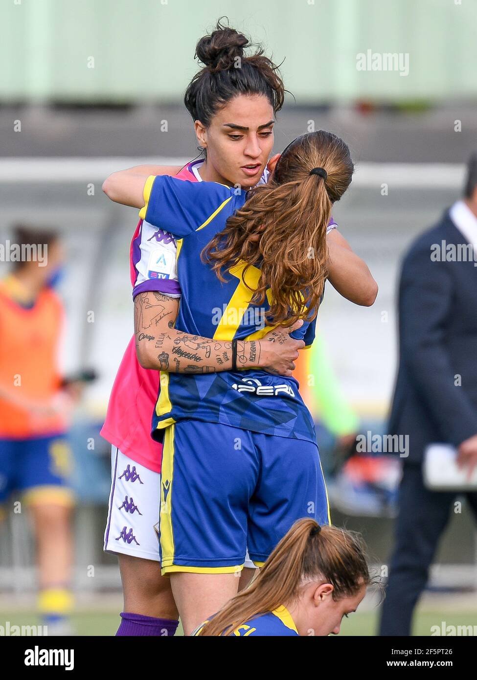 Martina Zanoli (Fiorentina Femminile) portrait during Hellas Verona Women  vs ACF Fiorentina femminile, Italian fo - Photo .LiveMedia/Ettore Griffoni  Stock Photo - Alamy