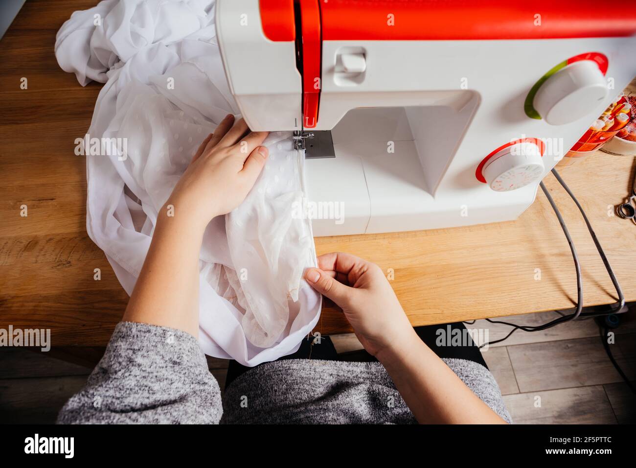 Wedding dress ideas based on the concept of reuse and zerowaste Stock