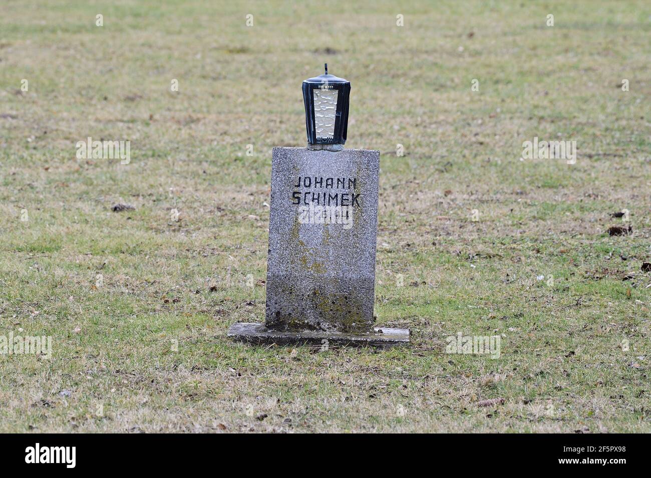 Vienna, Austria. The military cemetery at the Central cemetery  in Vienna Stock Photo
