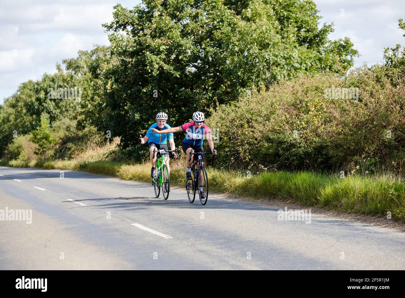 Woodbridge, Suffolk, UK, September 14 2019 - Crafted Classique 2019 100 mile route through the Suffolk countryside Stock Photo