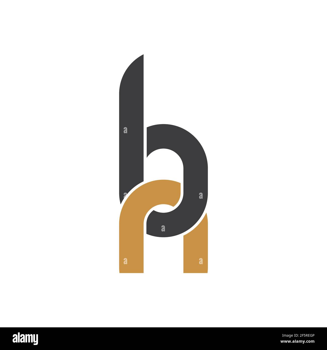 Initial bn letter logo vector template design. Creative abstract letter nb logo design. Linked letter nb logo design. Stock Vector